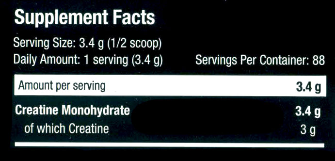 Creatine monohydrate 300g (scitec nutrition) - x-treme stores eu