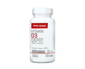 Vitamin D3 Depot, 120caps (Body Attack)