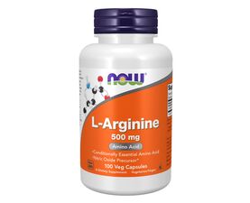 L-Arginine 500mg 100 caps (Now Foods)