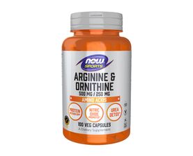 Arginine &amp; Ornithine, 100 Veg caps (Now Foods)