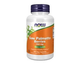 Saw Palmetto Berries 550 mg, 100 Vcaps (Now foods)