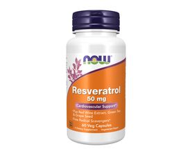 Resveratrol 50mg 60 Vcaps (Now Foods)