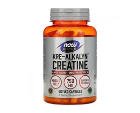 Kre-alkalyn Creatine 750mg 120 Veg caps (Now Foods)