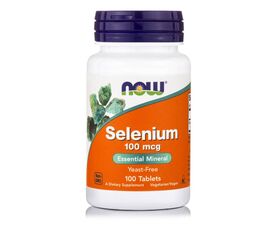 Selenium 100mcg, 100tabs (Now Foods)
