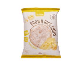 Brown Rice Chips with cheese 25g (Quamtrax)